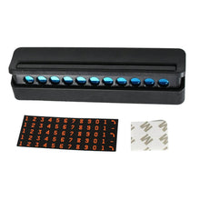 Temporary Car Parking Mobile Number Display with Magnetic Numbers Stickers,Car Parking Magnetic Mobile/Telephone Number Plate (1Pc)   - dailyneed.life
