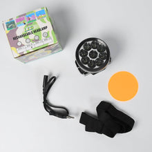 Head Lamp 9 Led Long Range Rechargeable Lamp Use For Farmers, Fishing - dailyneed.life