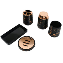 Bathroom Accessory Set Bathroom Decor Premium Quality (5 PCS) 1 X Tumbler,1 X Dispenser,1 X Toothbrush Holder, 1 X Soap Dish & 1 X Tray - dailyneed.life