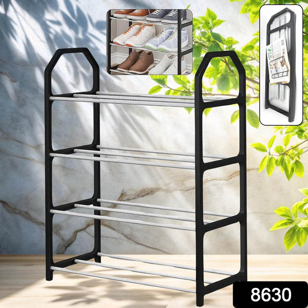 4 Layer Space‑saving Shoes Show Rack Folding Shoe Rack (1 Pc) - dailyneed.life