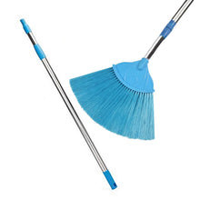 Broom with Long Stainless Steel Rod and Extendable Cobweb Cleaner Stick - dailyneed.life
