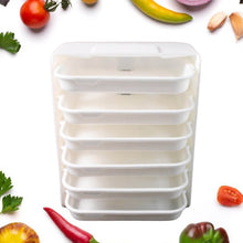 Plastic 6 Layer Wall-Mounted Food Organizer Rack (1 Set) - dailyneed.life