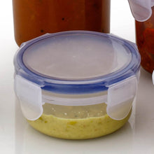 Plastic Liquid Round Airtight Food Storage Container with Leak Proof Locking Lid - dailyneed.life