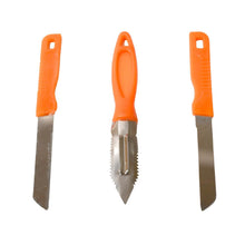 3in1 Multipurpose Stainless Steel Classic Kitchen Knife Set of 3 for Fruits and Vegetable Chopping / Cutting / Peeling, Kitchen Knife / Vegetable Peeler / Plain Knife - dailyneed.life