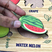 Wooden Fruits Puzzle Learning Educational Board (1 Set / 28×20 Cm) - dailyneed.life