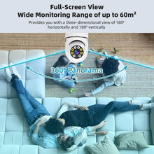 V380 Pro Fisheye 360 Degree Panoramic Wireless WiFi IP CCTV Security Camera (Pack of 1) - dailyneed.life
