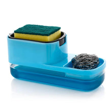 2 in 1 Plastic Dish Soap Liquid Dispenser Sponge Holder ,Sabudani (1 Set) - dailyneed.life