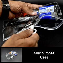 20 Pc Transparent Pouch For Carrying Stationary Stuffs And All By The Students. - dailyneed.life