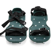 Lawn Aerator Spiked Sandals – Green Studded Garden Grass Shoes (1 Pair) - dailyneed.life