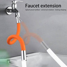 Flexible Water Tap Extender, 360° Bending Faucet Extension Tube with Connector (18cm) - dailyneed.life