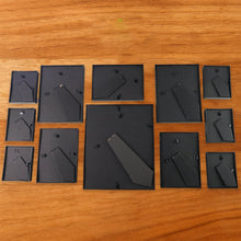 Premium Black Photo Frame Set 12 Pcs Wall Hanging Gallery Frames - dailyneed.life