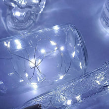 Wine Bottle Cork String Light | Multi LED / 2M Cable Length Copper Wire Battery Operated (White / 1 Pc) - dailyneed.life
