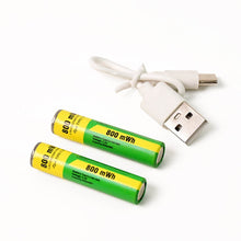 AAA Rechargeable 800 mWh Batteries With Recharging Cable (2 Pc Set) - dailyneed.life