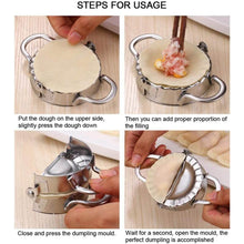 Stainless Steel Dumpling Maker, Dough Cutter Pie Mold Tool. - dailyneed.life