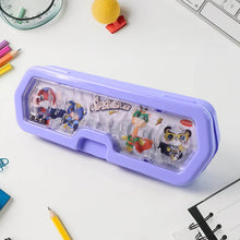 Cartoon Character Printed Plastic Pencil Box with Built-in Maze Puzzle Game (1 Pc) - dailyneed.life