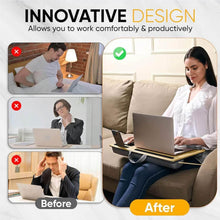 Portable Laptop Table with Mouse Pad (55×35 Cm / 1 Pc) - dailyneed.life