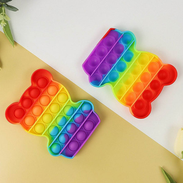 Bear It Fidget Toys Stress Relief Rainbow Toy ( 1 pcs ) - dailyneed.life