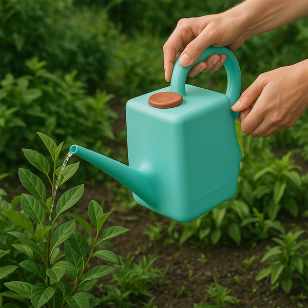 2 Litre Heavy-Duty Plastic Gardening Watering Can with Long Spout & Ergonomic Handle - dailyneed.life