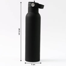 Stainless Steel Water Bottle with Carry Strap & Built-In Straw 1000ML Approx (1 Pc) - dailyneed.life