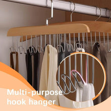 Space Saving 8 Hooks Wooden Hangers (1 Pc) - dailyneed.life