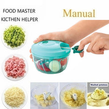 Manual Food Chopper, Compact & Powerful Hand Held Vegetable Chopper / Blender - dailyneed.life