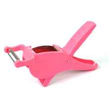 Plastic 2 in 1 Vegetable & Fruit Multi Cutter 5 Blade Vegetable Cutter with Peeler (1 Pc / Multicolor) - dailyneed.life