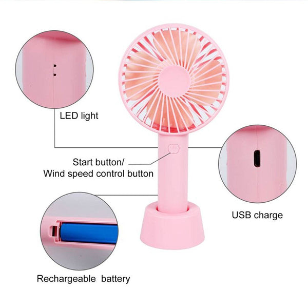 Portable Handheld Fan used in summers in all kinds of places including household and offices etc.(Battery Not Include) - dailyneed.life