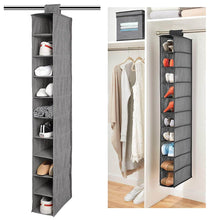 10tier Multipurpose Storage Rack, Foldable, Collapsible Fabric Wardrobe Organiser for Clothes - dailyneed.life