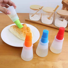 Silicone Cooking Oil Bottle With Basting Brush (Cap Not Include) - dailyneed.life