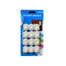 Small Adhesive Hooks for Wall Hanging Adhesive Hooks (12 pcs Set) - dailyneed.life