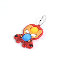 Themed Iron Man Shape Keychain Pop It Toy (1 Pc) - dailyneed.life