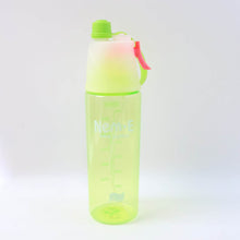 Plastic Dual Function Sports Water Bottle with Built-in Mist Spray and Leakproof Cap (600ML / 1 Pc) - dailyneed.life