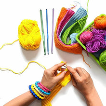 Aluminium Multicolor Knitting Needles, Crochet Kit (12 Pcs Set) - dailyneed.life