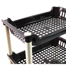 Apex Small Multiuse Plastic Storage Rack Organizer 3-Tier - dailyneed.life