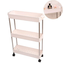 Plastic 4 layer folding trolly Storage Organizer for Kitchen Storage Rack Shelf Trolley Rack with Caster Wheels (4 LAYER) - dailyneed.life