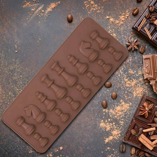Silicone Chocolate Mould Chess Shape (1 Pc) - dailyneed.life