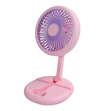 USB Rechargeable Portable Fan With LED Light Heavy Duty & Foldable Fan With Charging Port Home, Outdoor, Temple - dailyneed.life