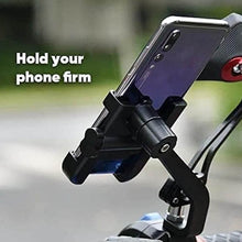 Mobile Phone Holder With Easy Adjustable Rear View Mirror Mount Solid Metal Cradle Stand Suitable for Bike & Mobile Phones - dailyneed.life