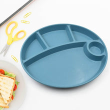 Plastic Food Plates / Biodegradable 5 Compartment Plate With Spoon for Food Snacks / Nuts / Desserts Plates for Kids, Reusable Plates for Outdoor, Camping, BPA-free (1 Pc) - dailyneed.life