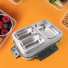 3-Compartment Stainless Steel Lunch Box (1 Pc) - dailyneed.life
