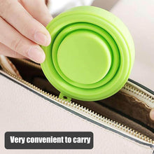 Round Silicone Foldable Glass / Cup, Foldable Travel Mug With Lid (1 Pc) - dailyneed.life