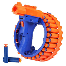 Amazing Toy Gun, Electric Gun for Children, 28 Soft Bullets for Youth Safety, Children's Electric Hand Ring Wheel Soft Bullet Gun, Gift Toys - dailyneed.life