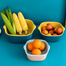 Plastic Washing Bowl & Strainer Basket for Kitchen (Set of 2) - dailyneed.life
