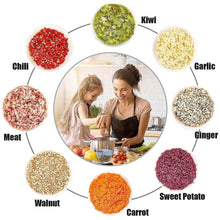 Push Chopper Manual Food Chopper and Hand Push Vegetable Chopper, Cutter, Mixer Set for Kitchen with 3 Stainless Steel Blade - dailyneed.life