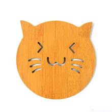 Square Bamboo Wood Table Place mat Hot Pot Cup Mat Tea Coaster(14×14 Cm / 1 Pc) - dailyneed.life