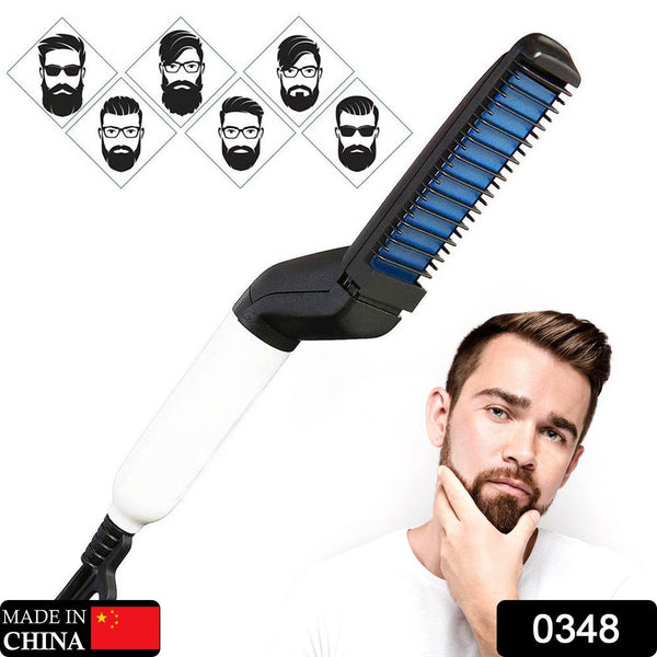 Men's Beard and Hair Curling Straightener (Modelling Comb), Hair accessories - dailyneed.life