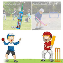 Combo of Light Weight Plastic Bat, Ball & Hockey for Kids - dailyneed.life