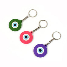 Evil Eye Rubber / Silicone Keychain (1 Pc / Mix Color) - dailyneed.life