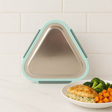 Ganesh Trinity 2-Piece Stainless Steel Triangle Lunch Box Set - dailyneed.life