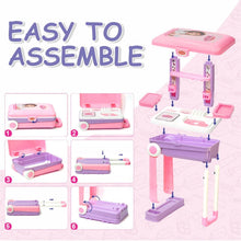 Big Beauty Set Suitcase On Wheel, The Ultimate Beauty Set On Wheels for Girls, Makeup Kit is Easy to Clean & Use, Portable Beauty Set with 25 Pieces for 3 Years BIS Approved. (Beauty Set Trolley) - dailyneed.life